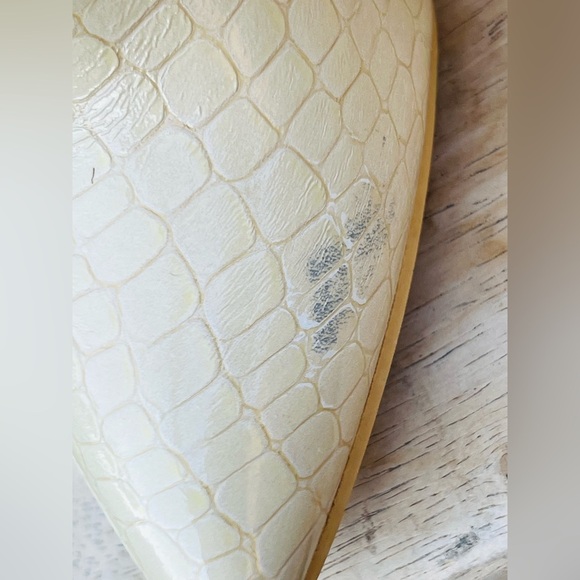 Nasty gal Faux Leather Croc Knee High Pointed Boots women’s boots size 37(6)US - Picture 7 of 14